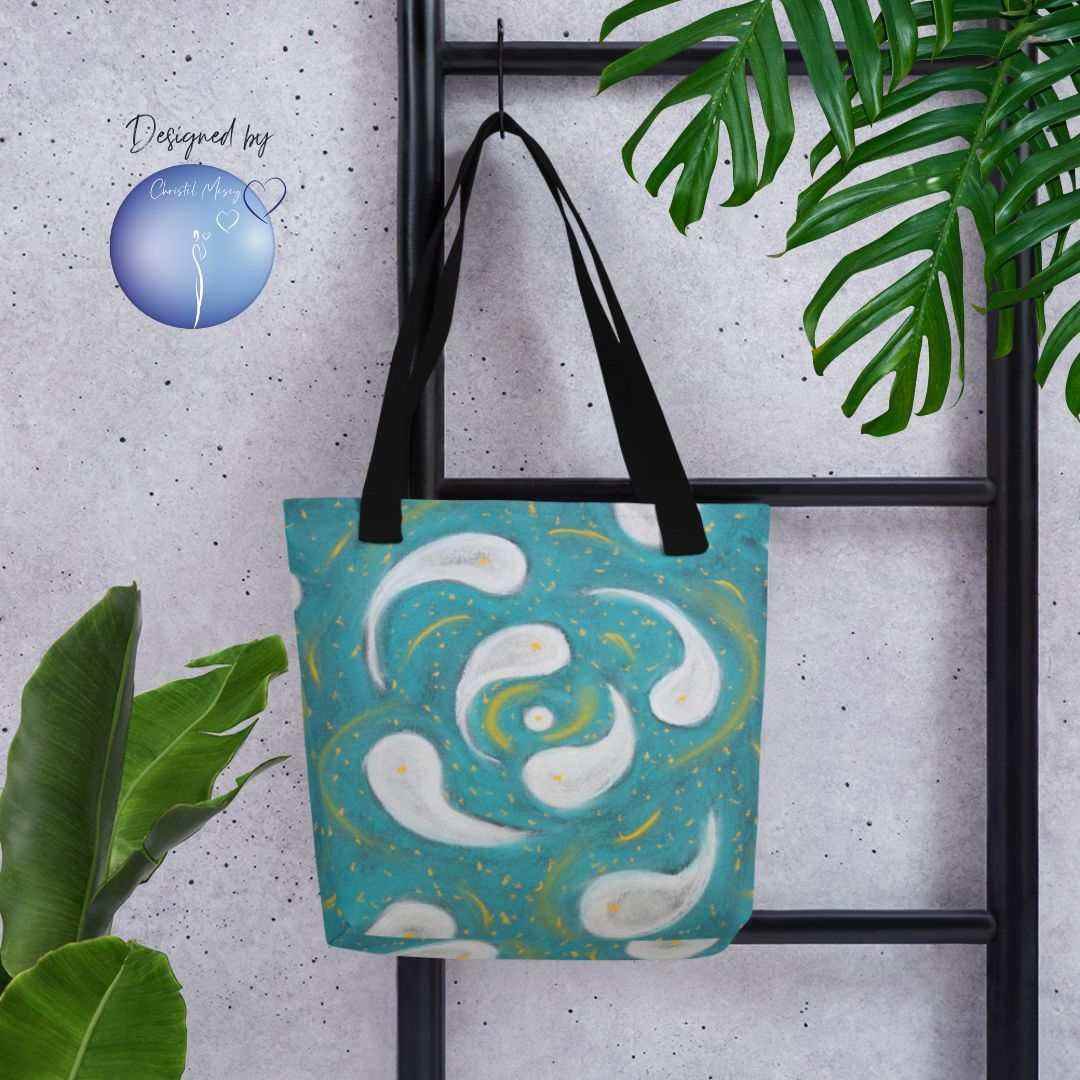 Intuitive Art Tote Bag - MULTIDIMENSIONAL - My Tiny Sanctuary