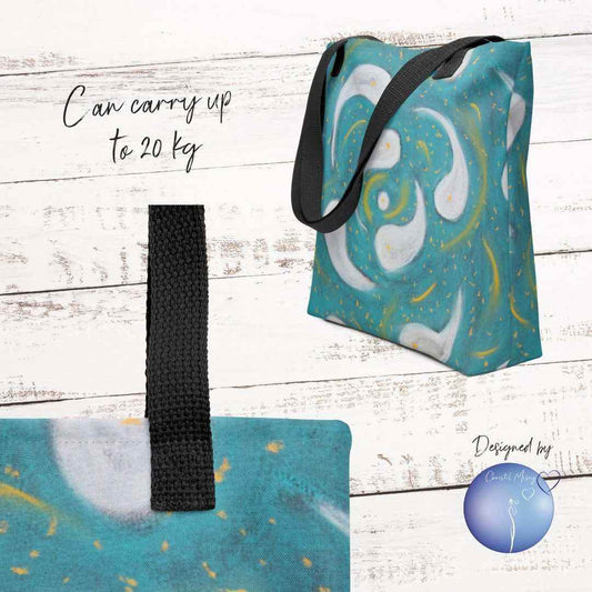 Intuitive Art Tote Bag - MULTIDIMENSIONAL - My Tiny Sanctuary