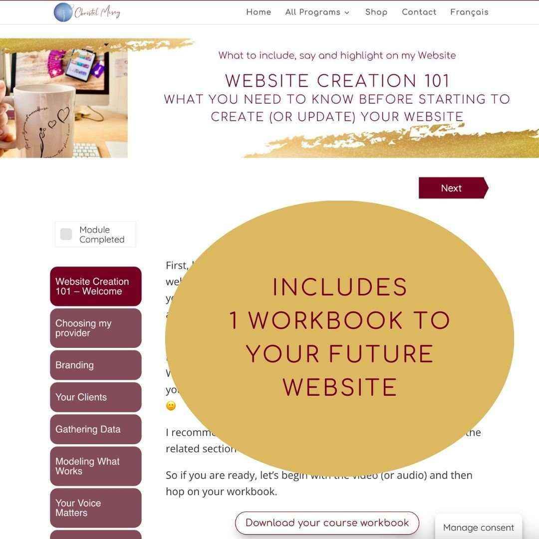 Website Creation 101 - 10 Keys to help you build or update your website - My Tiny Sanctuary