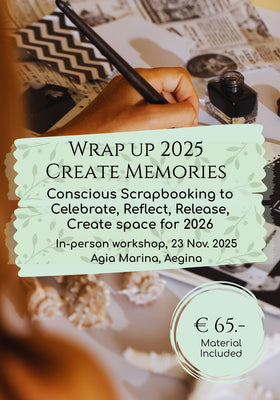 Wrap up 2025 and Create Memories • Scrapbooking Workshop • 23 Novembre 2025