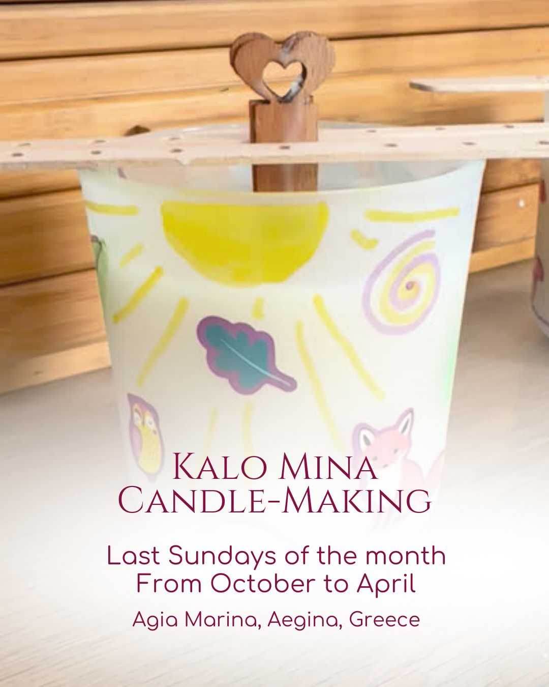 Kalo Mina Candle-Making Workshop in Agia Marina, Aegina Island, Greece - My Tiny Sanctuary