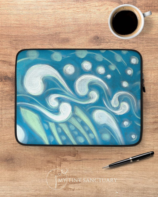 Laptop Sleeve Trust The Process l Light Language Illustration