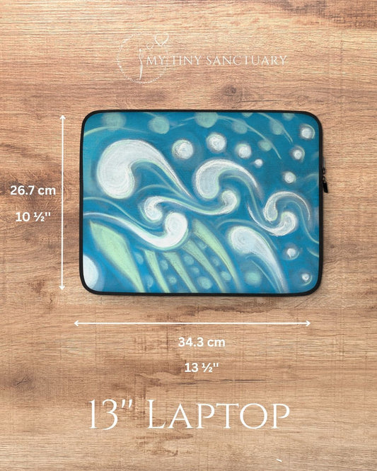 Laptop Sleeve Trust The Process l Light Language Illustration