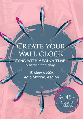 Create Your Wall Clock - Sync Creatively With Aegina Time - 15 March 2026