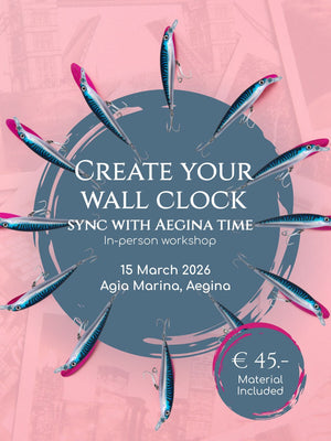Create Your Wall Clock - Sync Creatively With Aegina Time - 15 March 2026