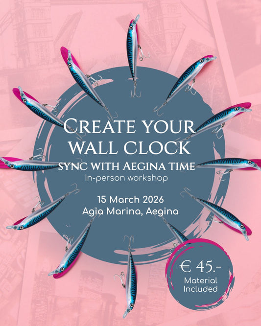 Create Your Wall Clock - Sync Creatively With Aegina Time - 15 March 2026