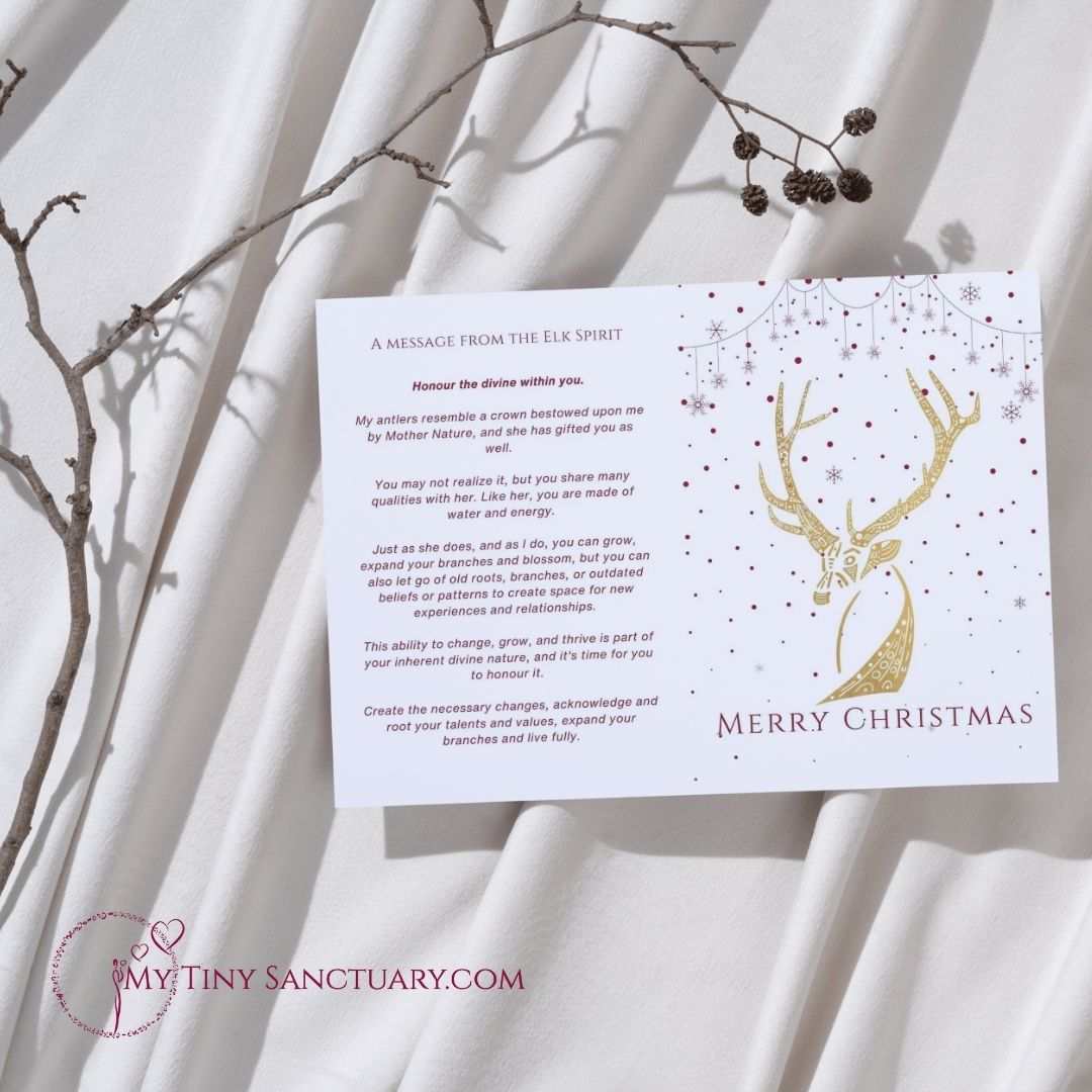 Christmas e-Gift Card My Tiny Sanctuary and print@home Christmas Card