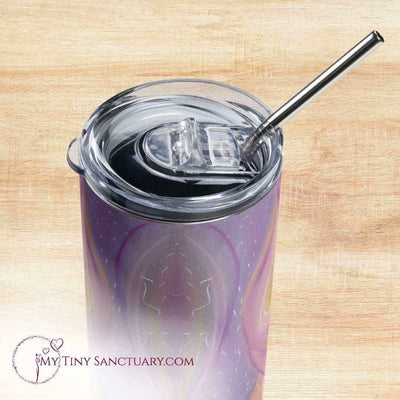 Divine Feminine Isotherm Tumbler with reusable straw - My Tiny Sanctuary