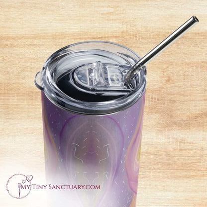 Divine Feminine Isotherm Tumbler with reusable straw