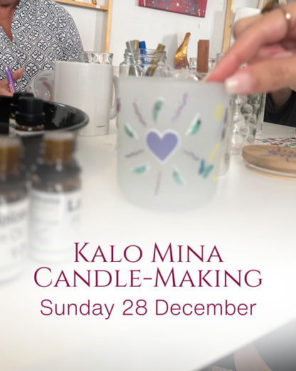 Atelier de fabrication de bougies Kalo Mina à Agia Marina sur l'île d'Égine en Grèce