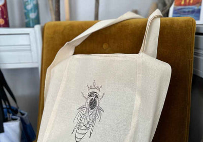 Animal Spirit Tote Bag in Organic Cotton • Pick Your Spirit Companion - My Tiny Sanctuary
