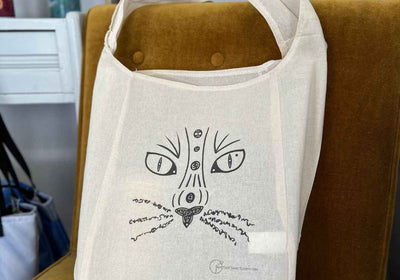 Animal Spirit Tote Bag in Organic Cotton • Pick Your Spirit Companion - My Tiny Sanctuary