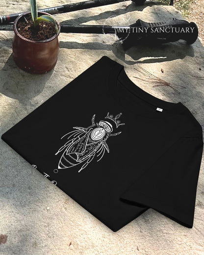 Bee The Queen Of Your Life Women Organic T-shirt | Bee Animal Spirit
