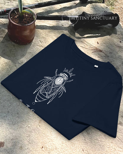 Bee The Queen Of Your Life Women Organic T-shirt | Bee Animal Spirit