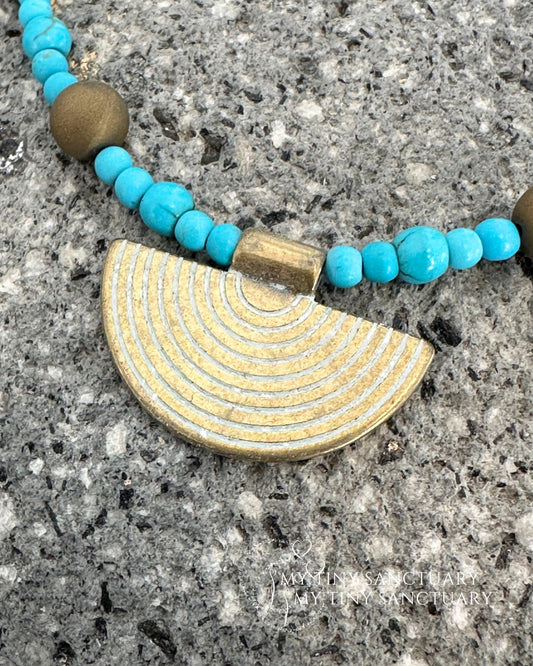 Bronze Age Necklace • Timeless Design of Earth • Handmade upon order