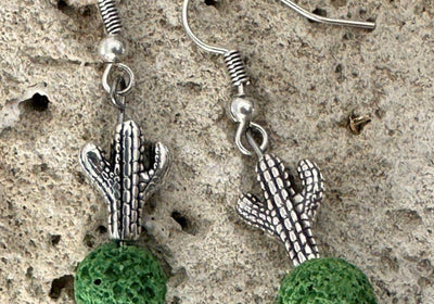 Cactus Earrings • Nurturing Your Inner Water - My Tiny Sanctuary
