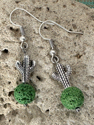 Cactus Earrings • Nurturing Your Inner Water - My Tiny Sanctuary