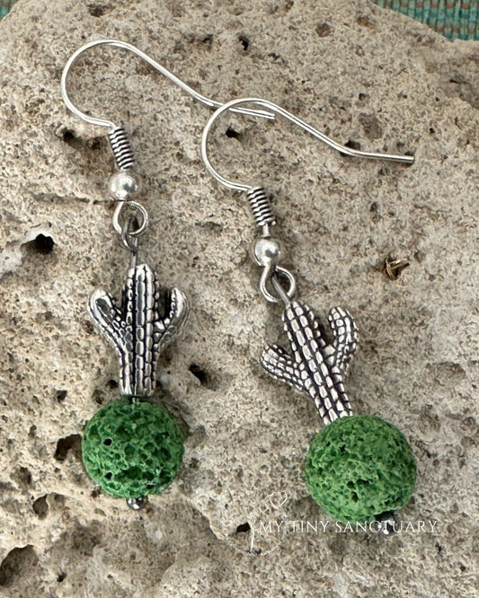 Cactus Earrings - Nurturing Your Inner Water