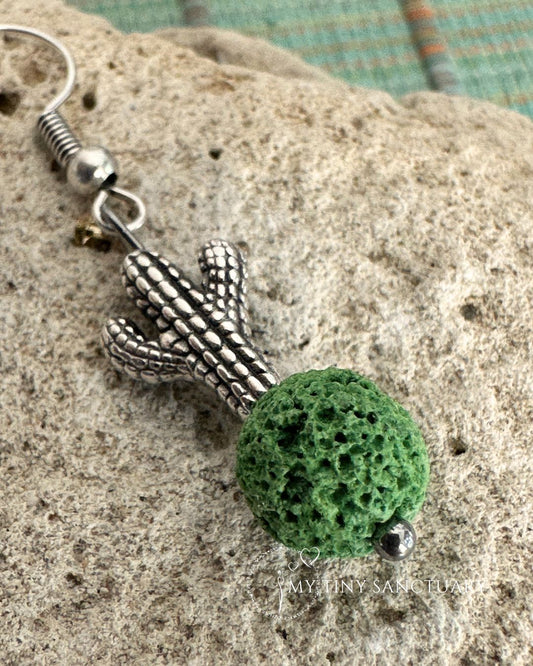Cactus Earrings - Nurturing Your Inner Water