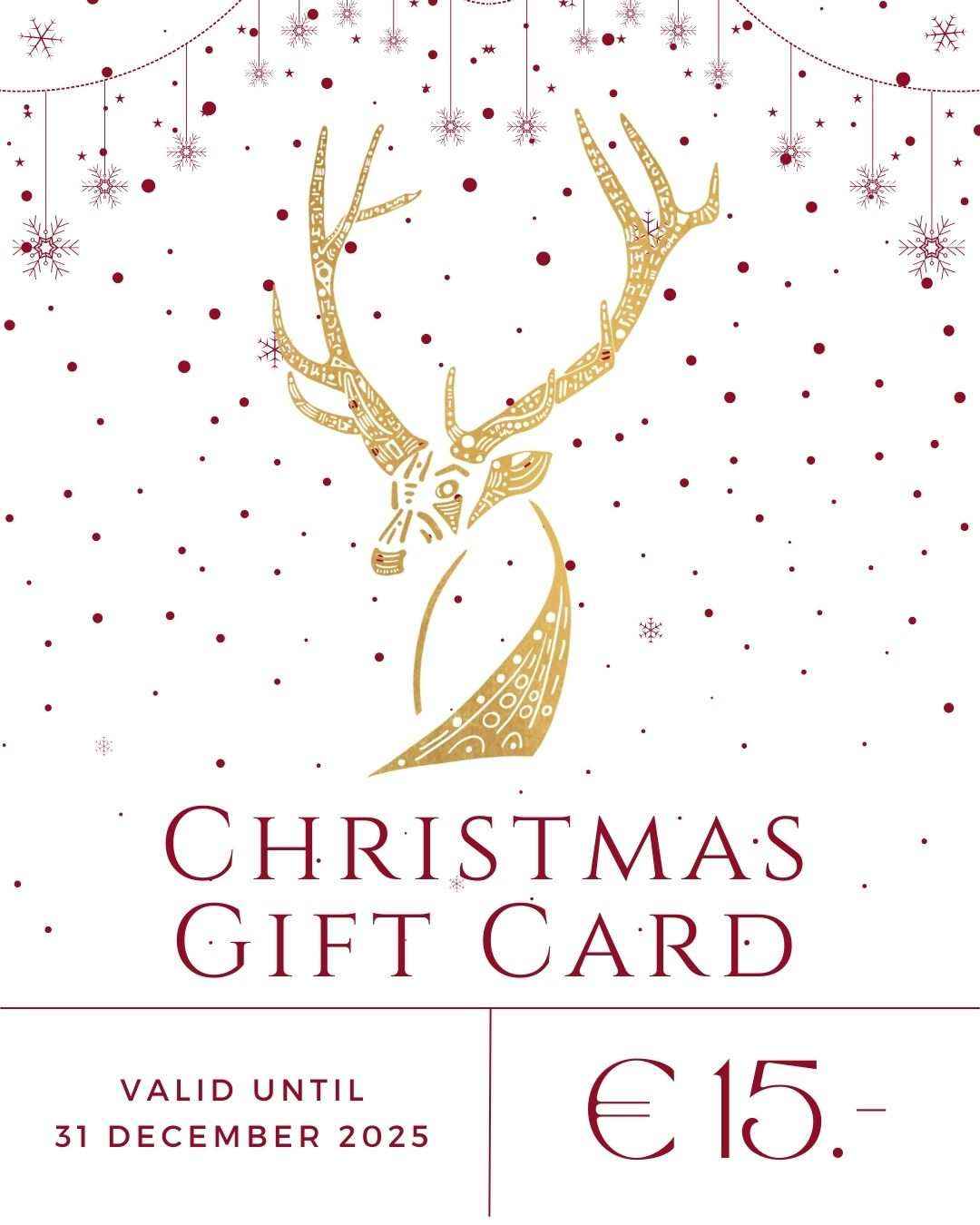 Christmas e-Gift Card My Tiny Sanctuary