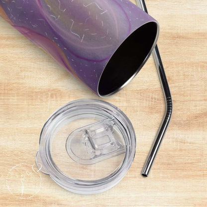 Divine Feminine Isotherm Tumbler with reusable straw