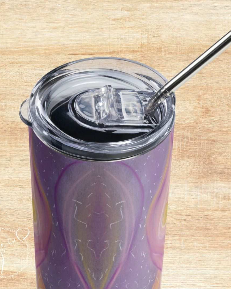Divine Feminine Isotherm Tumbler with reusable straw