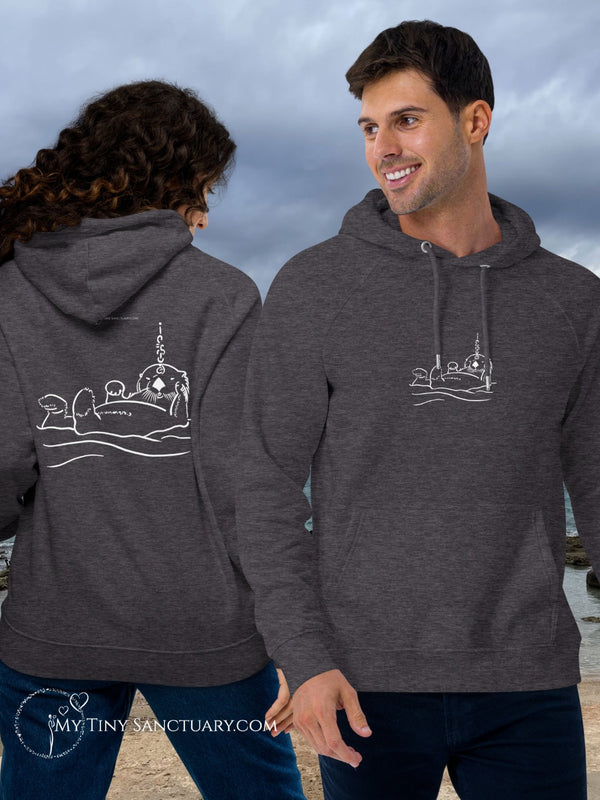 Otter Spirit Animal Hoodie • Unisex • Organic Cotton My Tiny Sanctuary