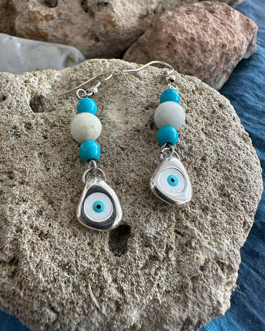 Mati Eye Earrings 🧿 A Greek Classical for your everyday outfit