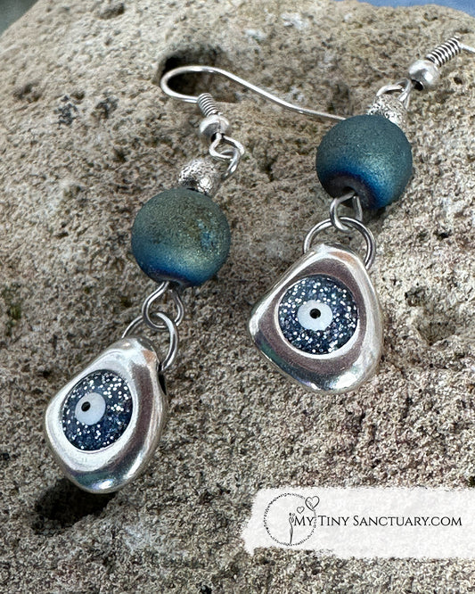 Mati Eye Earrings 🧿 An Eye Filled With Stars