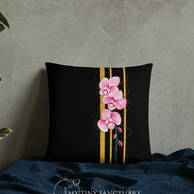Orchid Cushion • 3 Sizes Available, With or Without Filling - My Tiny Sanctuary