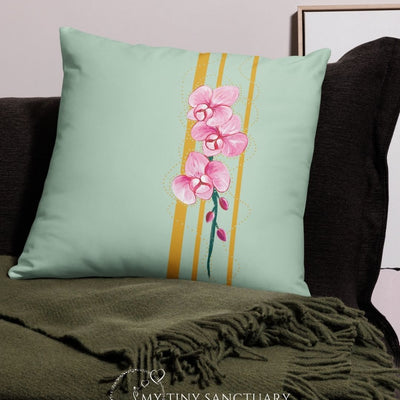 Orchid Cushion • 3 Sizes Available, With or Without Filling - My Tiny Sanctuary