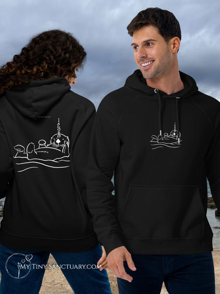 Otter Spirit Animal Hoodie | Organic Cotton Unisex Sweatshirt by My Tiny Sanctuary