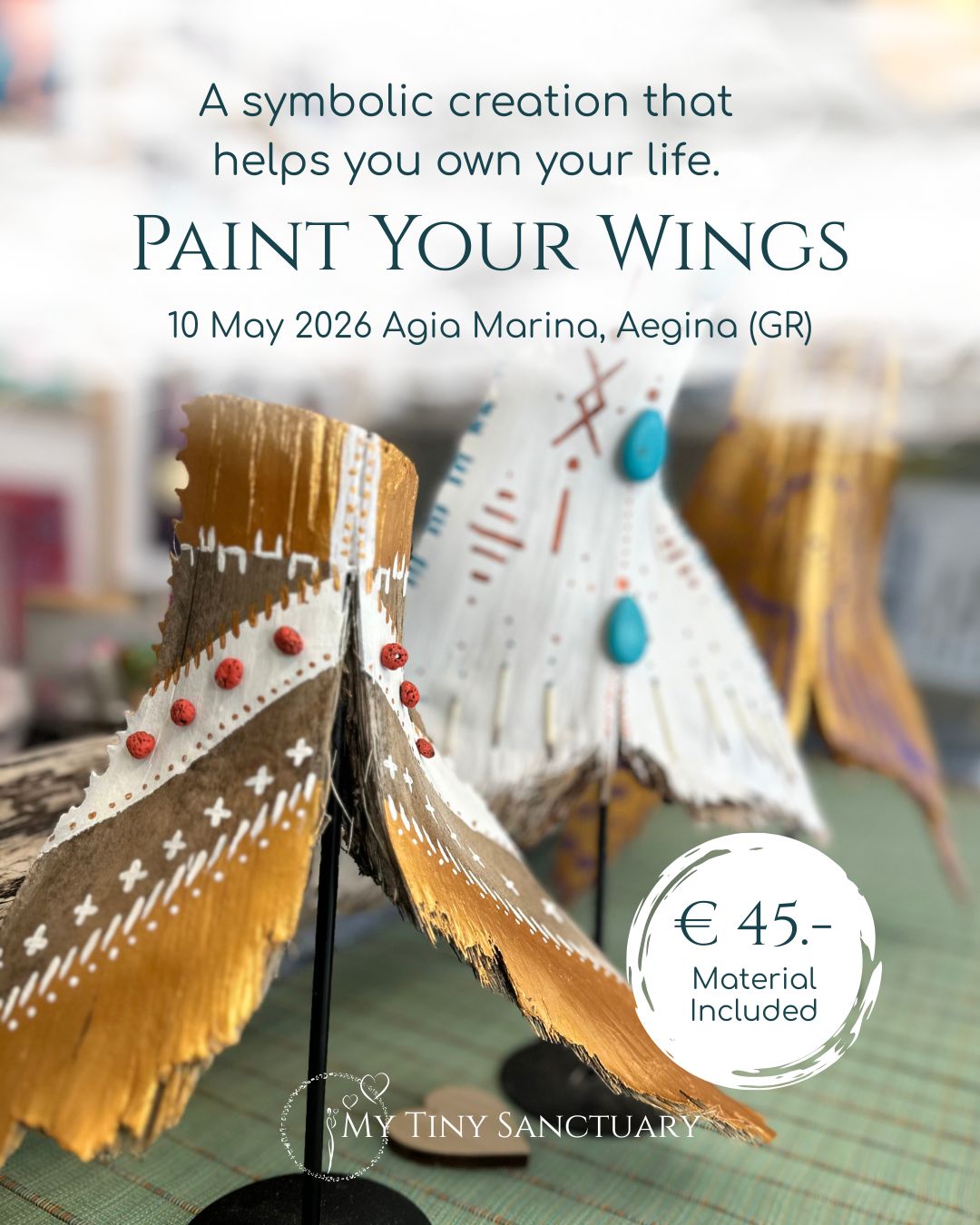 Paint Your Wings - Create Your Talisman to Spread Your Wings - 10 May 2026