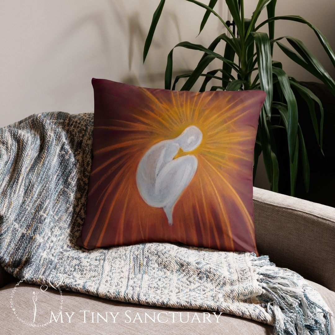 Pillow Rebirth l Intuitive Art l 2 Sizes l With or Without Filing