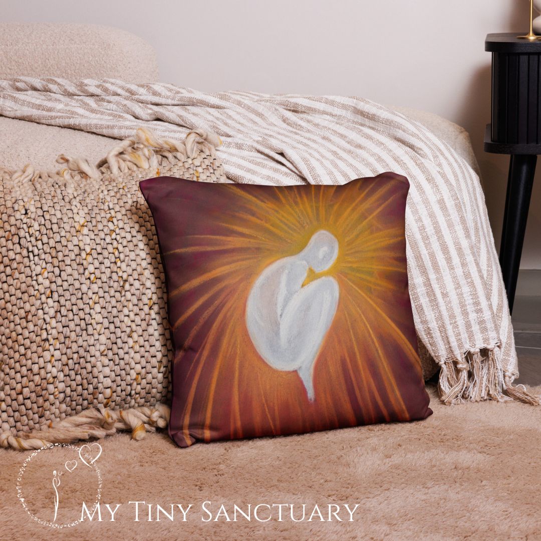 Pillow Rebirth l Intuitive Art l 2 Sizes l With or Without Filing