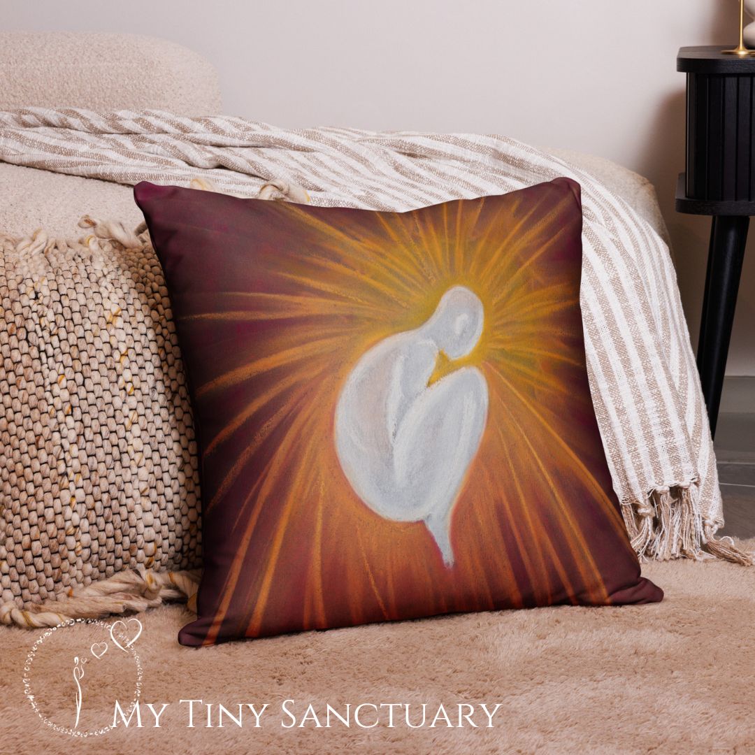 Pillow Rebirth l Intuitive Art l 2 Sizes l With or Without Filing