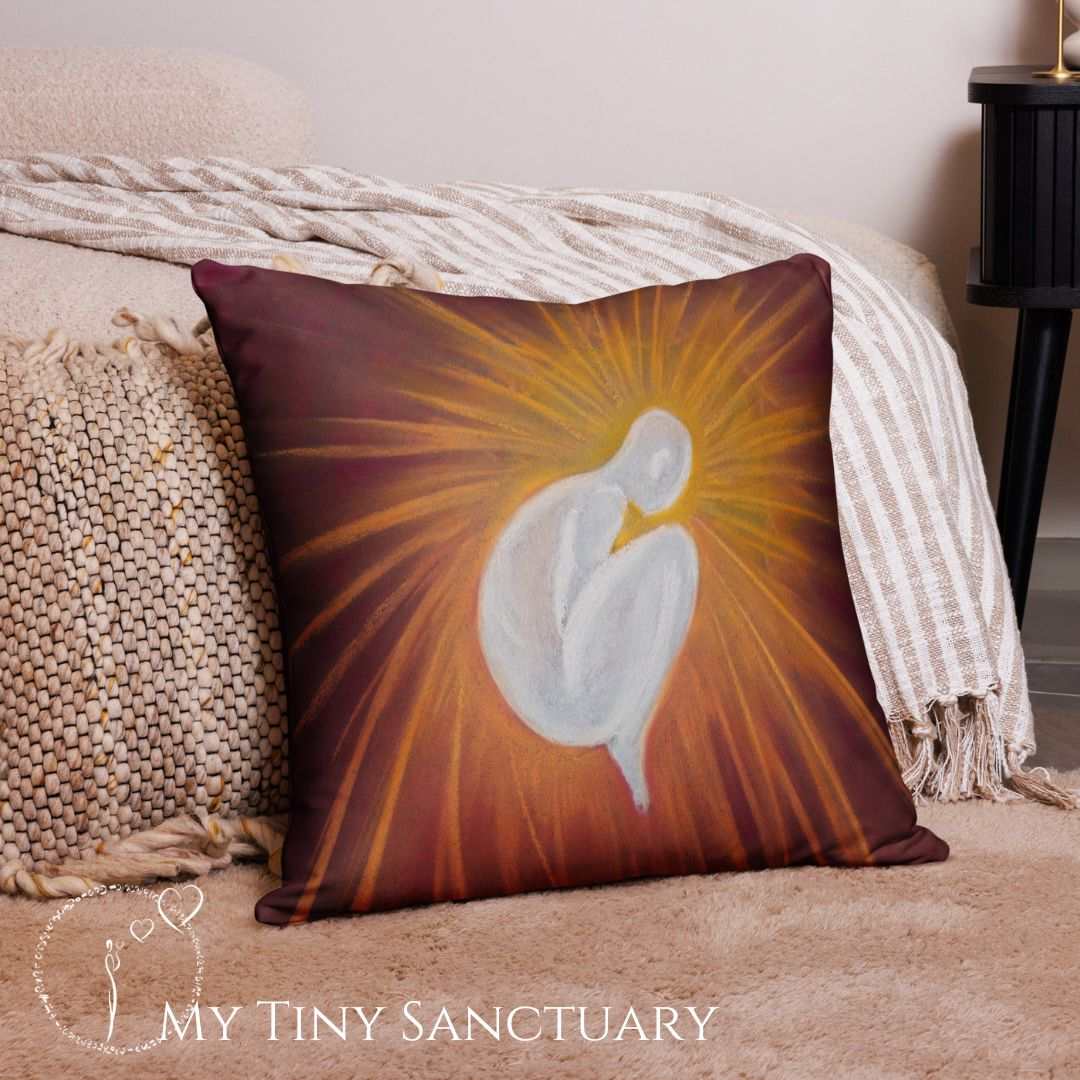 Pillow Rebirth l Intuitive Art l 2 Sizes l With or Without Filing