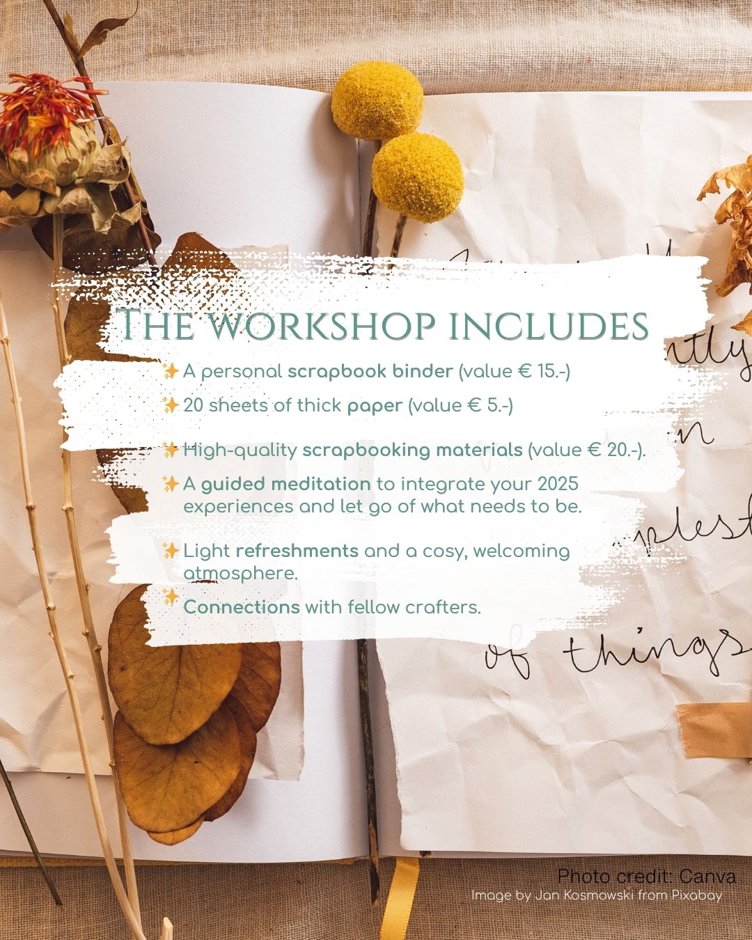 Scrapbooking 2025 Memories to Honour Your Life | In-person workshop