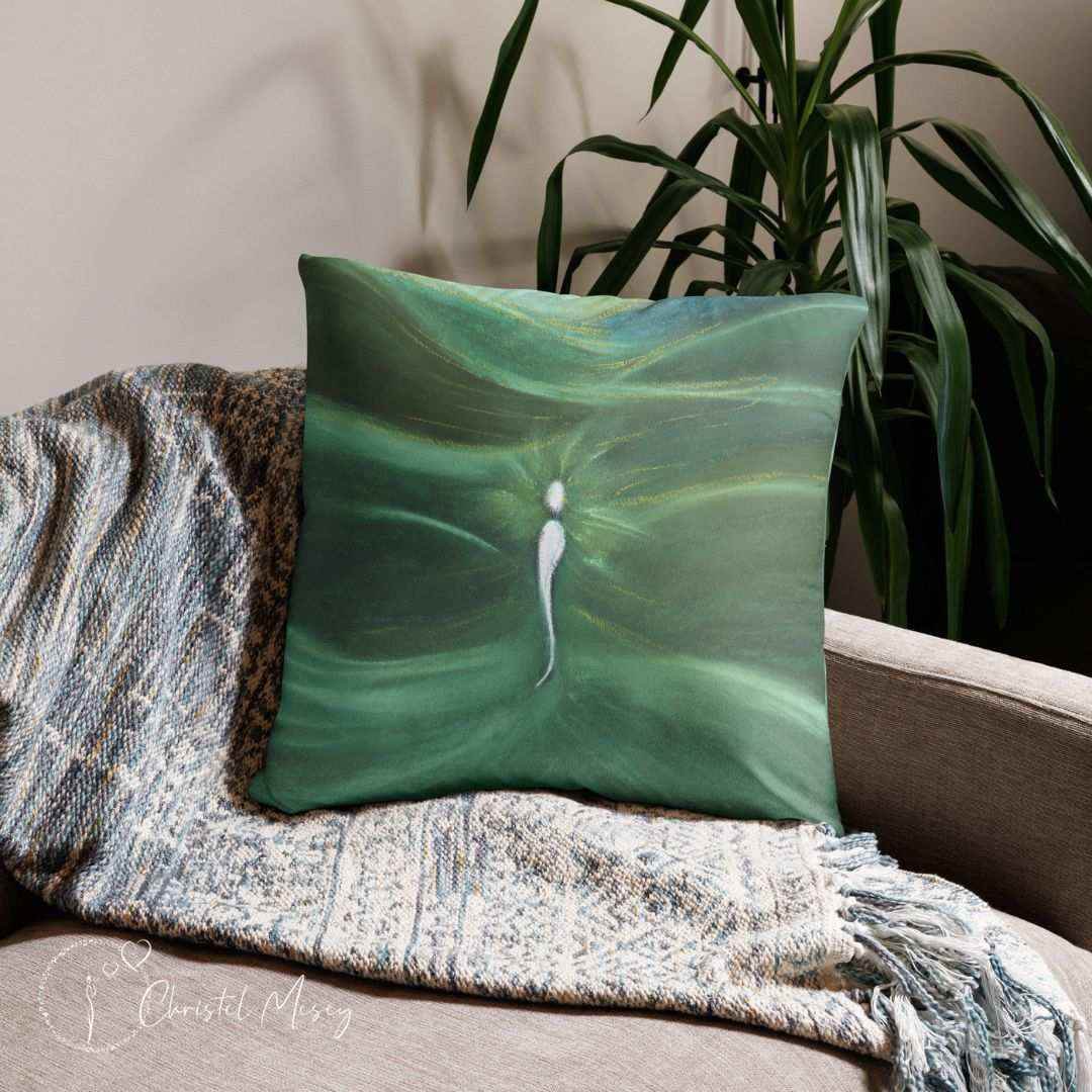 Space Throw Pillow: A window to nature, calm and harmony - My Tiny Sanctuary