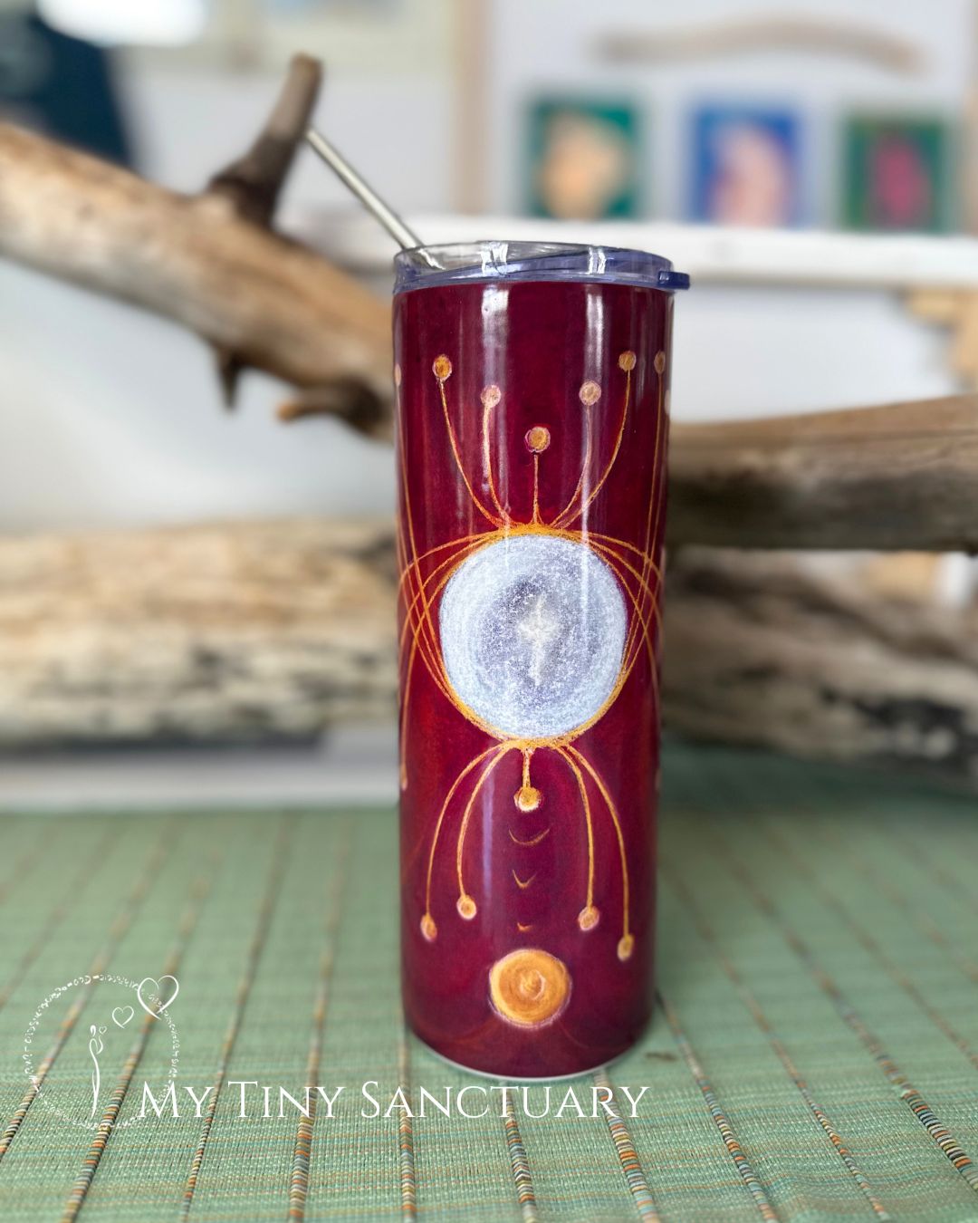 Isotherm Tumbler Light Code Illustration Drao - Make a step toward yourself - My Tiny Sanctuary