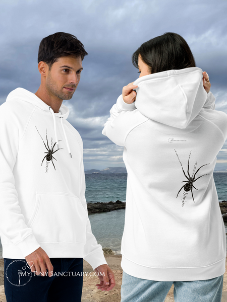 Spider Spirit Animal Hoodie • Expand your web and weave your life • Unisex My Tiny Sanctuary