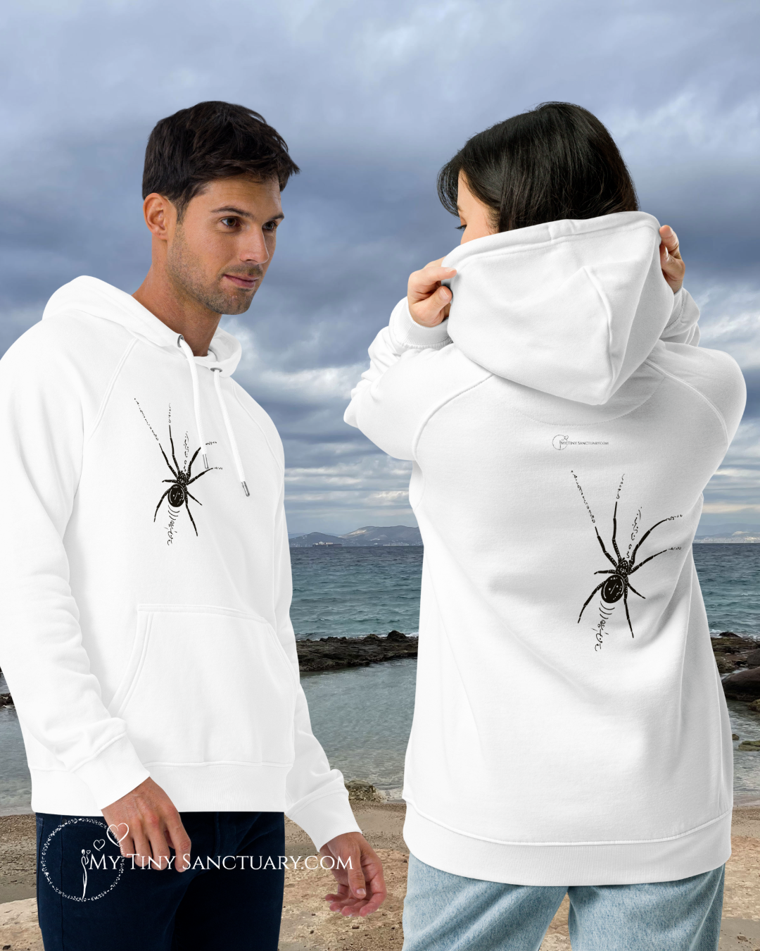 Spider Spirit Animal Hoodie • Expand your web and weave your life • Unisex