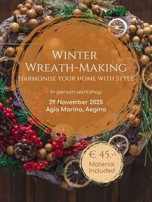 Winter Wreath Making • 29 November 2025 • Agia Marina, Aegina