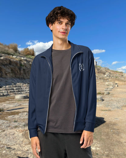 Wolf Animal Spirit Track Jacket • Unisex • Eco Responsible • Sizes 2XS to 6XL