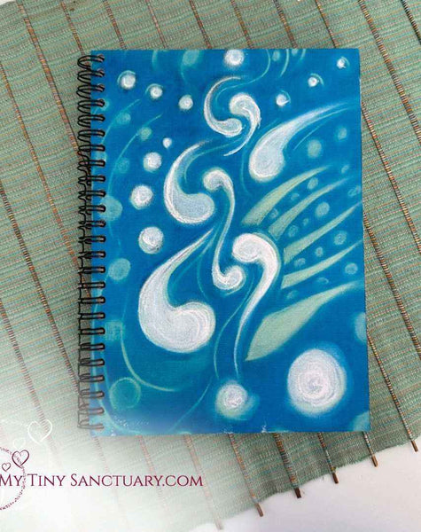 Trust The Process A5 Notebook with Wooden Cover and 50 Dotted Pages - My Tiny Sanctuary