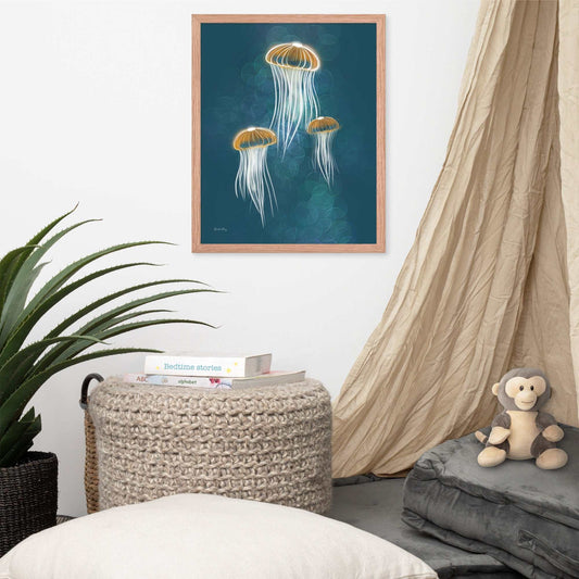 Jellyfish Illustration l Jellyfish Dancing Water Creatures Collection