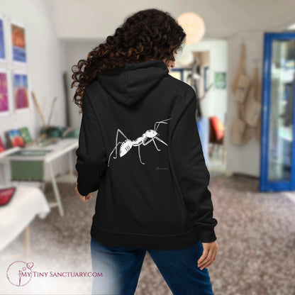 Ant Animal Spirit Hoodie for Women made of Eco-conscious materials