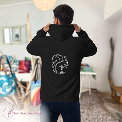 Squirrel Animal Spirit Hoodie - Conscious & Sustainable Fashion for Men - My Tiny Sanctuary