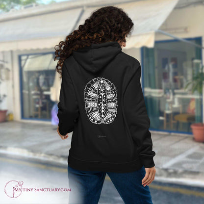 Turtle Animal Spirit Hoodie for Women made of Eco-conscious materials