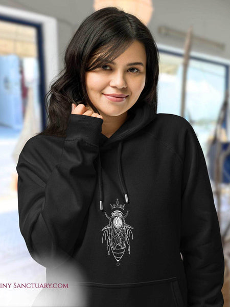 Bee Animal Spirit Hoodie - Conscious & Sustainable Fashion for Women - My Tiny Sanctuary